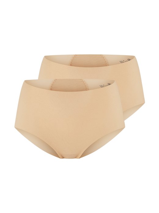Damen High Waist Panty - 2er Pack Pocket Panty