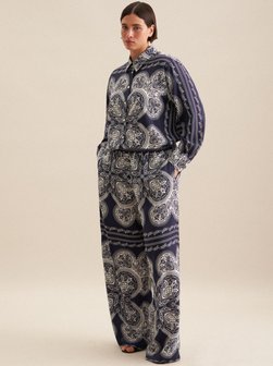 Damen Hose - Curvy - Tuchprint