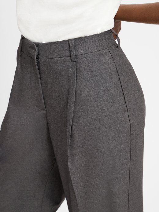 JJXX Damen Hose – Weit Geschnitten, Hohe Taille, Five-Pocket-Stil