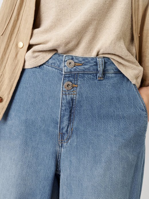 Damen Hose - Mara Wide Leg Cropped