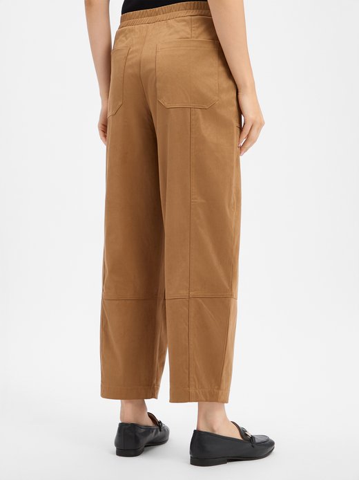 Damen Hose - Myha barrel velours