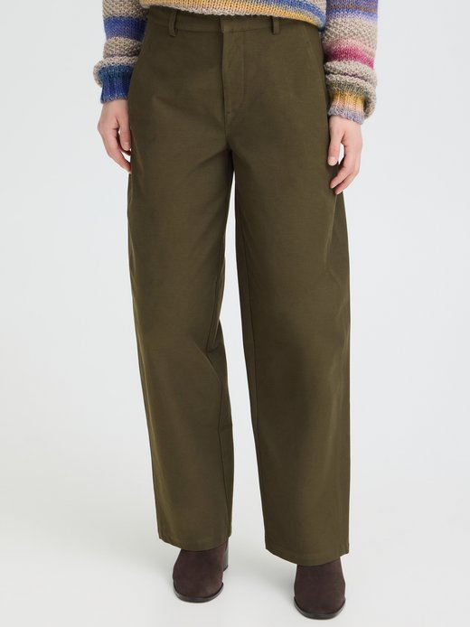 Damen Hose PZDEIMA hohe Taille
