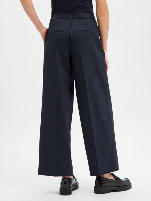 Damen Hose - Wide Leg High Rise