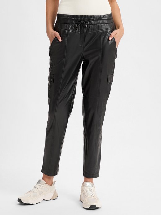 Damen Hose aus Kunstleder