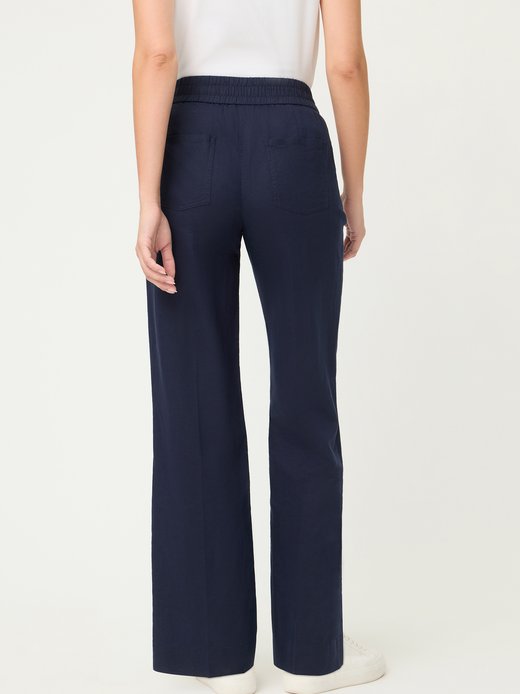 Damen Hose mit Leinen-Anteil - Anna Wide