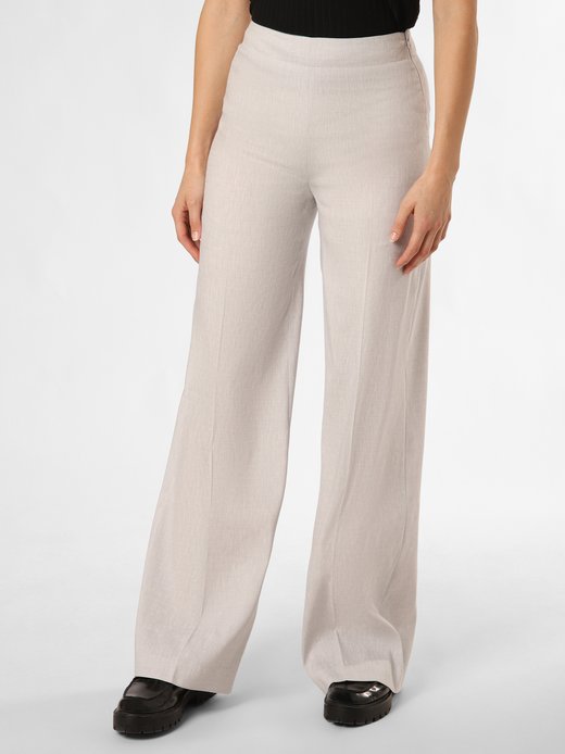 Damen Hose mit Leinen-Anteil - Before