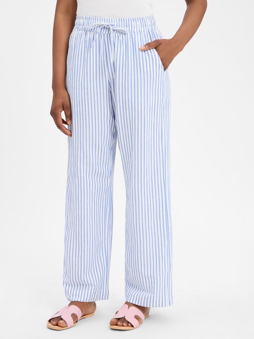 Damen Hose mit Leinen-Anteil - Grasielle-M