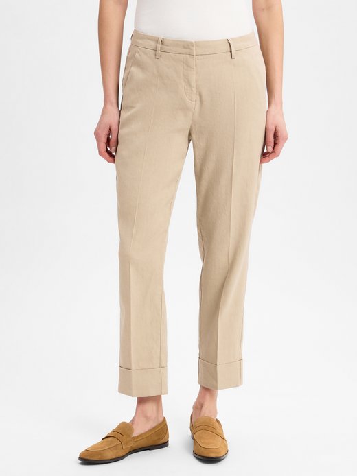 Damen Hose mit Leinen-Anteil - Krystal