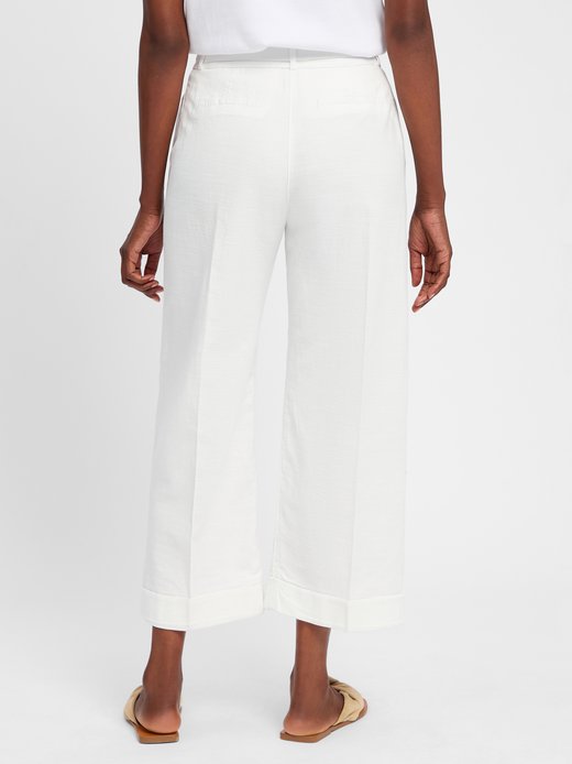 Damen Hose mit Leinen-Anteil - Meeri french