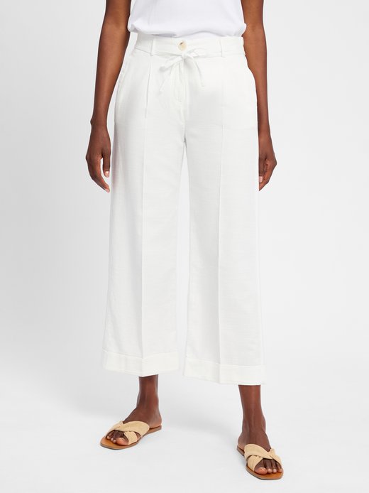 Damen Hose mit Leinen-Anteil - Meeri french