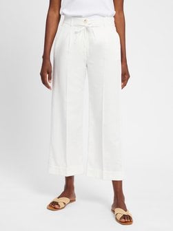 Artikelbild Damen Hose mit Leinen-Anteil - Meeri french von Opus in weiß uni