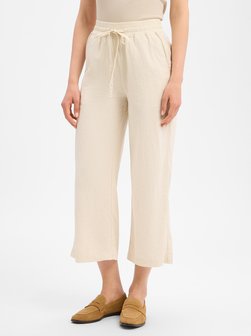 Damen Hose mit Leinen-Anteil - SC-Ina