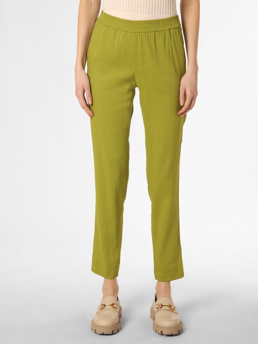 Damen Hose mit Leinen-Anteil
