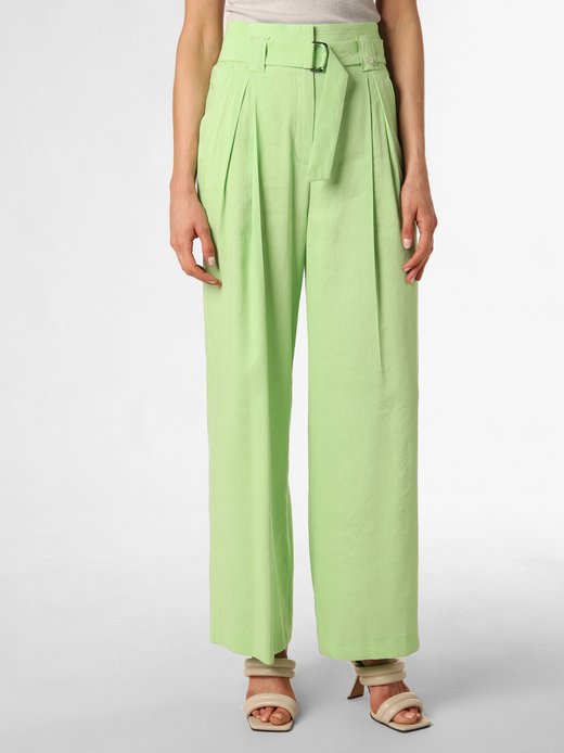 Damen Hose mit Leinen-Anteil