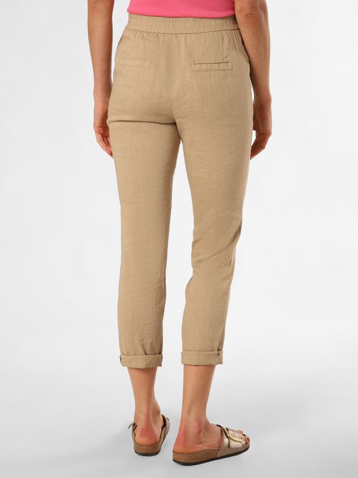 Damen Hose mit Leinen-Anteil