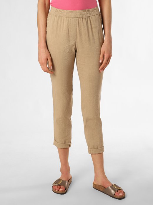 Damen Hose mit Leinen-Anteil
