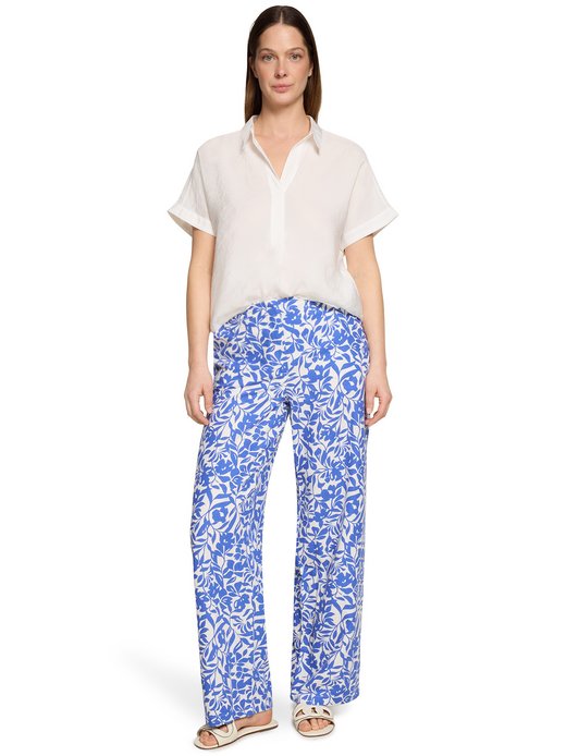 Damen Hose mit Leinen-Anteil