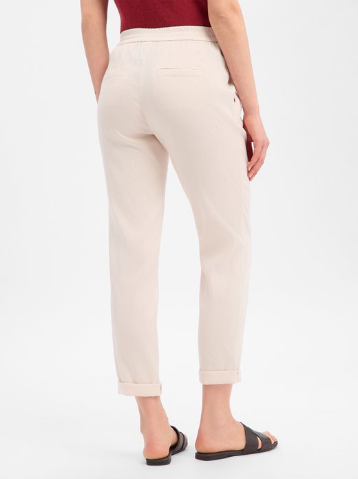 Damen Hose mit Leinen-Anteil