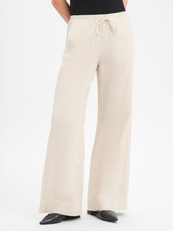Damen Hose mit Leinen-Anteil