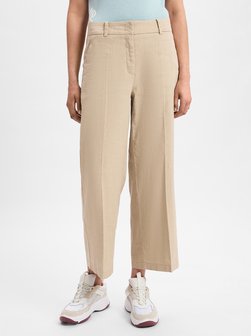 Artikelbild Damen Hose mit Leinenanteil - California von Cambio in weiß uni