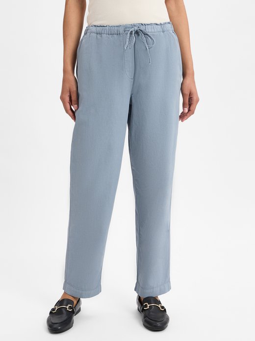 Damen Hose mit Leinenanteil