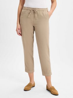 Artikelbild Damen Hose mit Leinenanteil von Marc O'Polo in beige uni