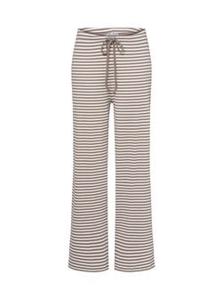 Artikelbild Damen Hose von Marie Lund in taupe ecru gestreift