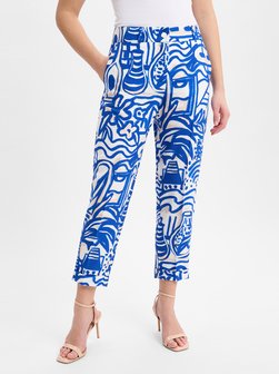 Artikelbild Damen Hose von Marc Cain Collections in blau weiß gemustert