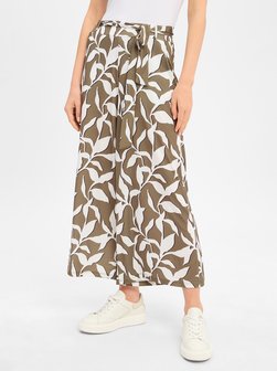 Artikelbild Damen Hose von More & More in oliv weiß gemustert