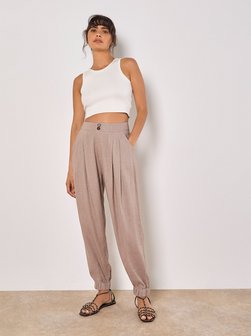 Artikelbild Damen Hose von Apricot in braun uni