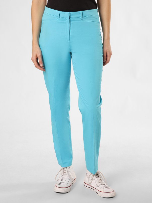 Comma Damen Freizeithose Aus Leinenmix – Bequeme Wide-Leg-Hose Mit Elastikbund Für Business-Casual