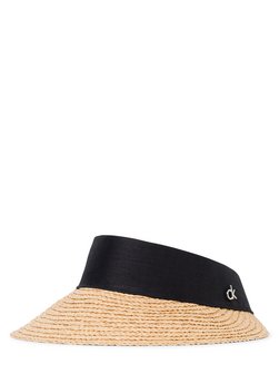 Artikelbild Damen Hut - Headband Straw Visor von Calvin Klein in beige schwarz uni