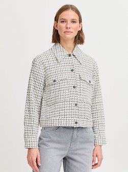 Artikelbild Damen Jacke - BYDAMODA von B.Young in beige kariert