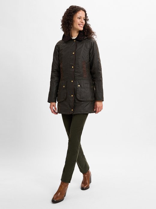 Barbour Damen Jacke Bower oliv uni 44