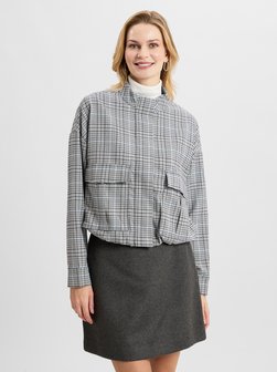 Artikelbild Damen Jacke - Hemma von Opus in grau kariert