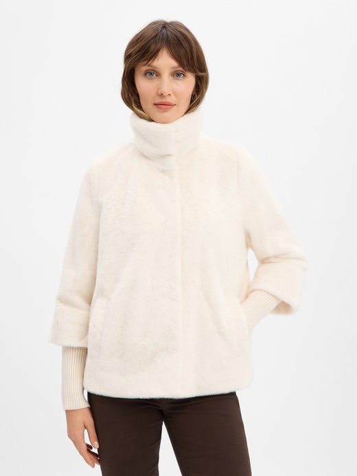 Damen Jacke aus Kunstfell