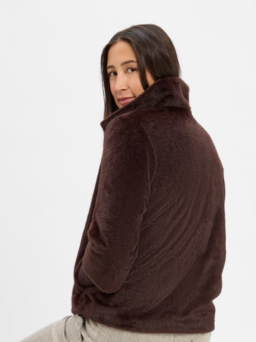 Damen Jacke aus Kunstfell