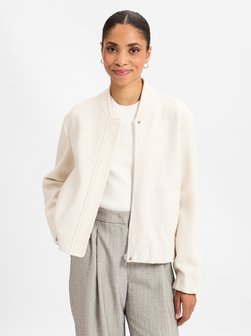 Artikelbild Damen Jacke aus Schurwolle von Marc Cain Collections in ecru uni