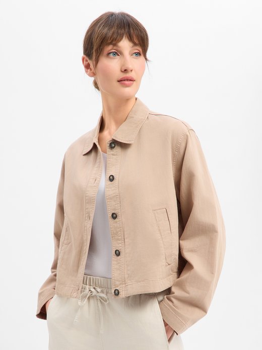 Damen Jacke mit Leinen-Anteil