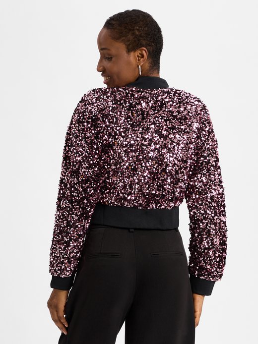 Damen Jacke mit Pailletten
