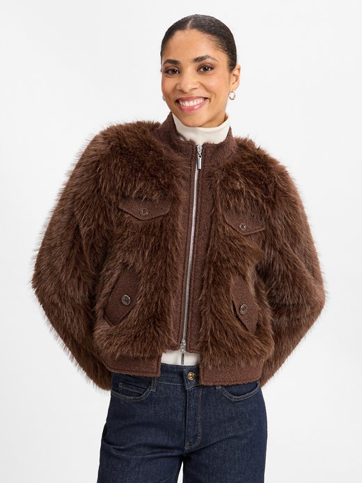 Damen Jacke mit Schurwolle-Anteil