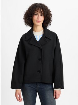 Artikelbild Damen Jacke mit Wollanteil - Hajona von Opus in schwarz uni