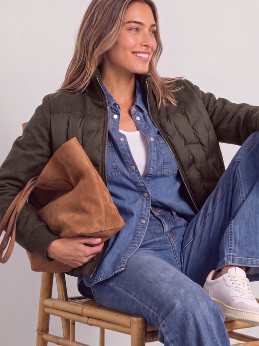 Damen Jacke mit Wollanteil