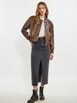 Artikelbild Damen Jacke von Dreimaster in braun uni