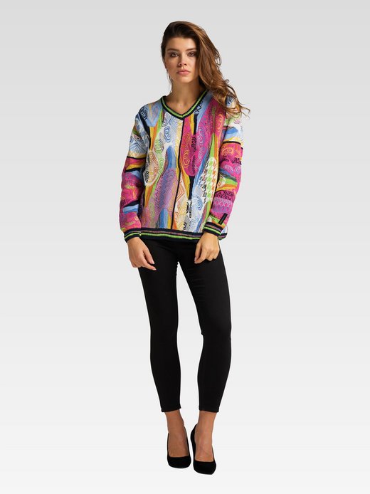 Damen Jacquardpullover  -  Curtoni