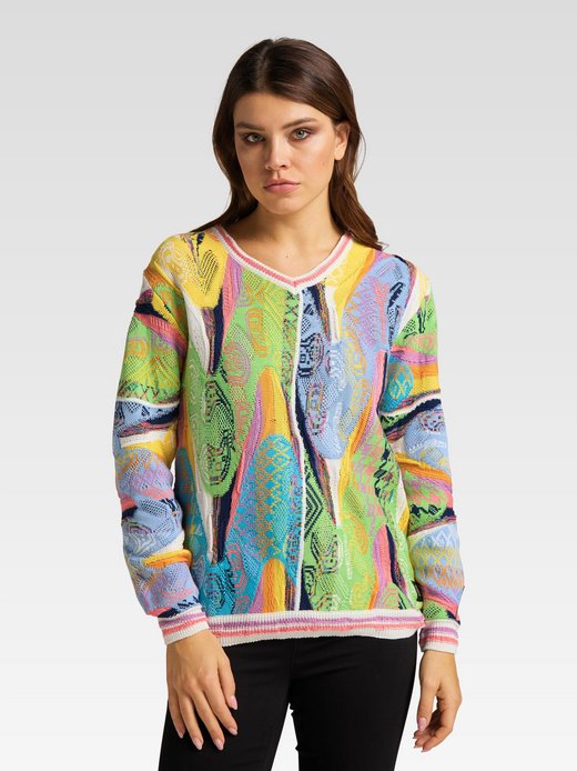 Damen Jacquardpullover  -  Curtoni