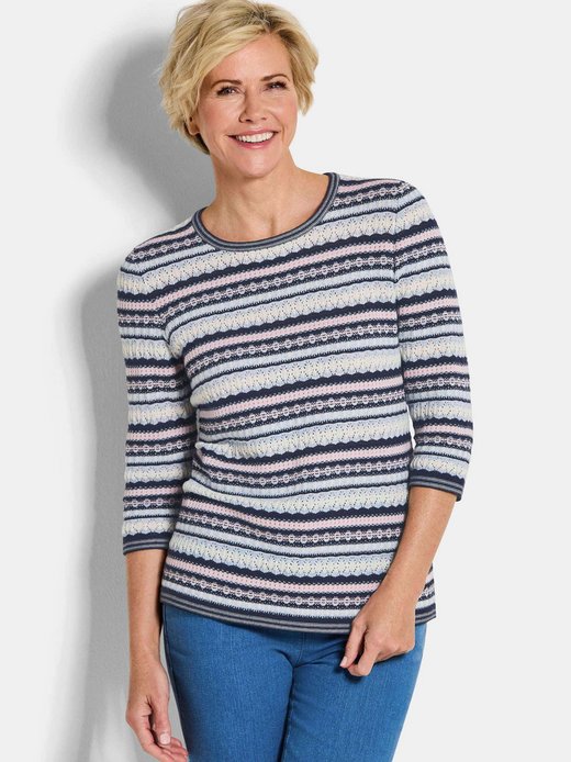 Damen Jacquardpullover