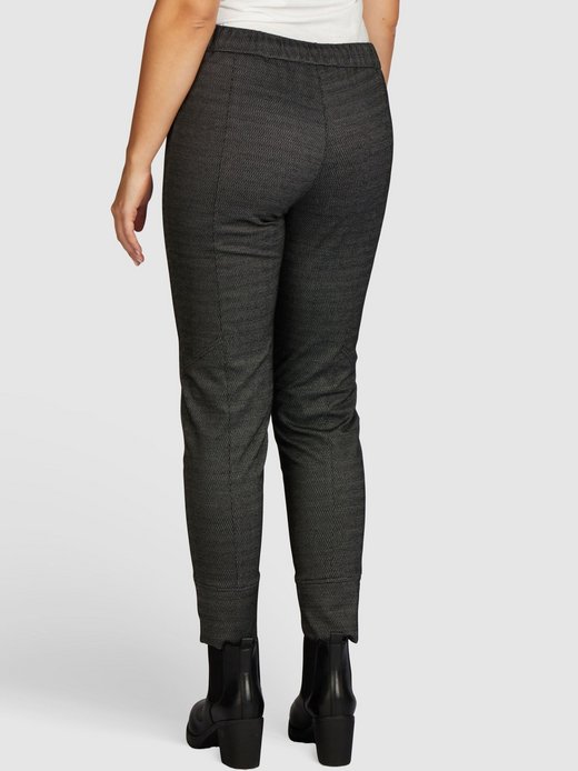 Damen Jaquard-Jersey-Hose