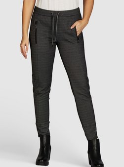 Damen Jaquard-Jersey-Hose