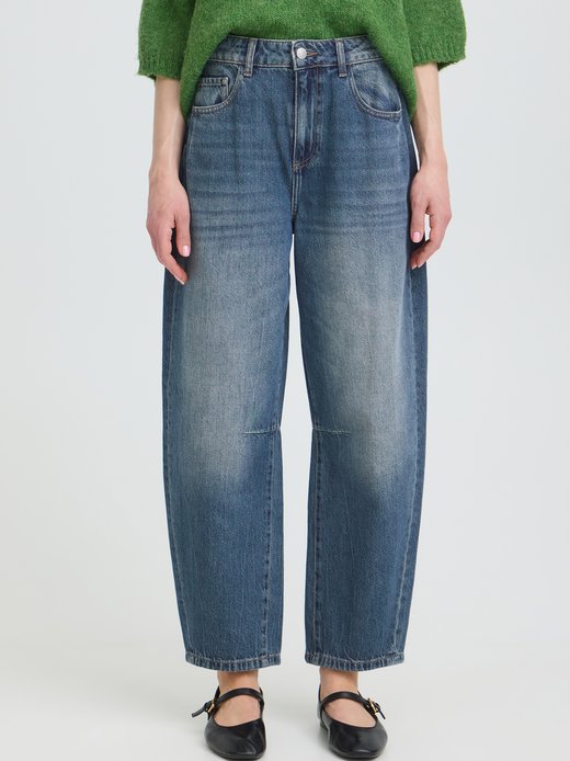 Damen Jeans BYKALLUNA Hohe Taille
